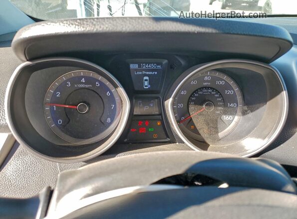 KMHD35LH7GU305212 2016 HYUNDAI ELANTRA Серебряный Вид щитка приборов