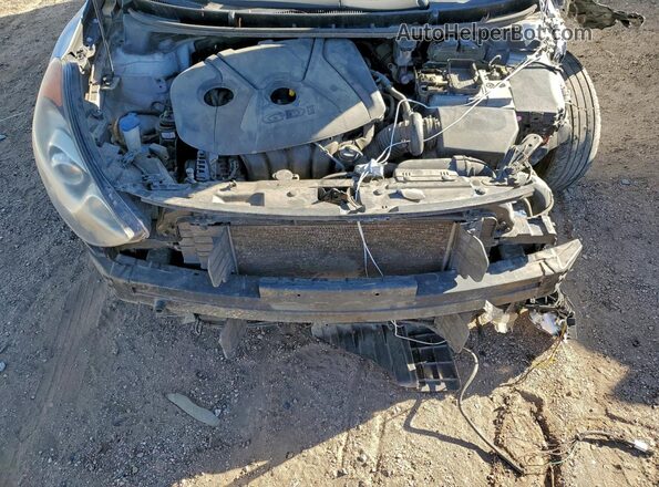 KMHD35LH7GU305212 2016 HYUNDAI ELANTRA Серебряный Вид задней части салона