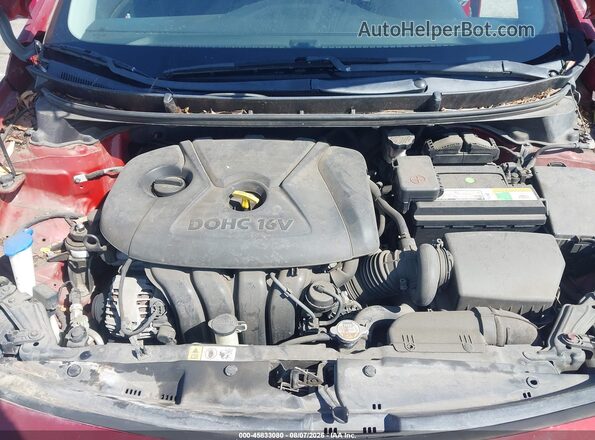 KMHD35LH7GU321328 2016 HYUNDAI ELANTRA GT Красный Вид сзади