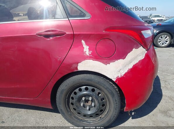 KMHD35LH7GU321328 2016 HYUNDAI ELANTRA GT Красный Вид задней части салона