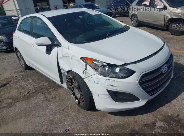 KMHD35LH7HU366920 2017 HYUNDAI ELANTRA GT White Vista frontal