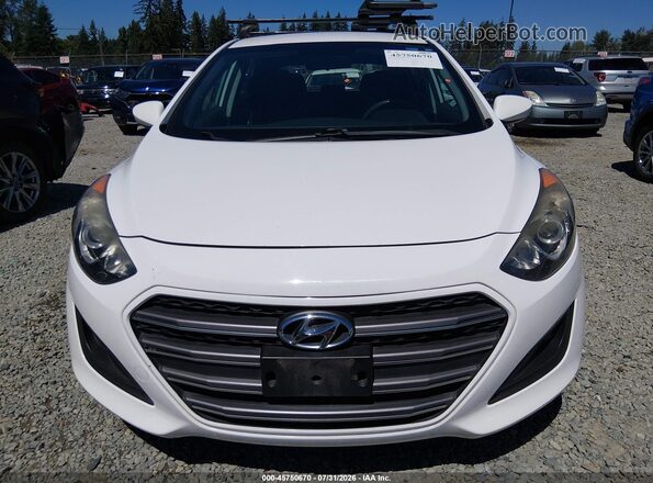 KMHD35LH8GU251600 2016 HYUNDAI ELANTRA GT White Vista del cuadro de instrumentos