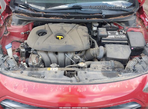 KMHD35LH8GU252309 2016 HYUNDAI ELANTRA GT Red Вид ззаду
