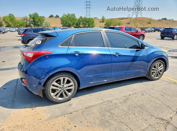 KMHD35LH8GU299663 2016 HYUNDAI ELANTRA Blue Rear right