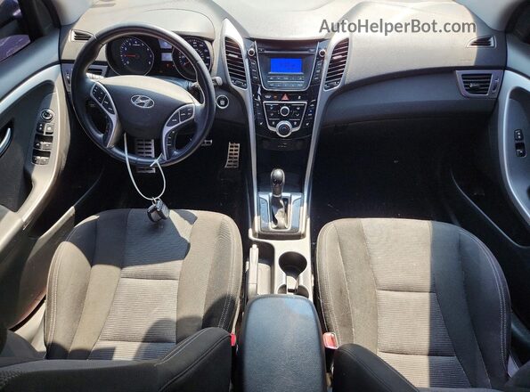 KMHD35LH8GU299663 2016 HYUNDAI ELANTRA Blue Dashboard view