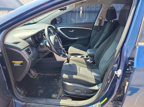 KMHD35LH8GU299663 2016 HYUNDAI ELANTRA Blue Front interior view