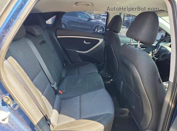 KMHD35LH8GU299663 2016 HYUNDAI ELANTRA Blue Rear seats view