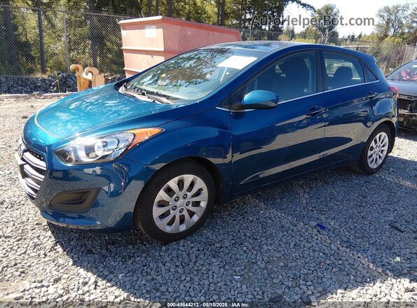 KMHD35LH8GU316543 2016 HYUNDAI ELANTRA GT Синий Передняя левая четверть