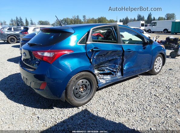 KMHD35LH8GU316543 2016 HYUNDAI ELANTRA GT Синий Задняя правая четверть