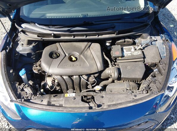 KMHD35LH8GU316543 2016 HYUNDAI ELANTRA GT Синий Вид сзади