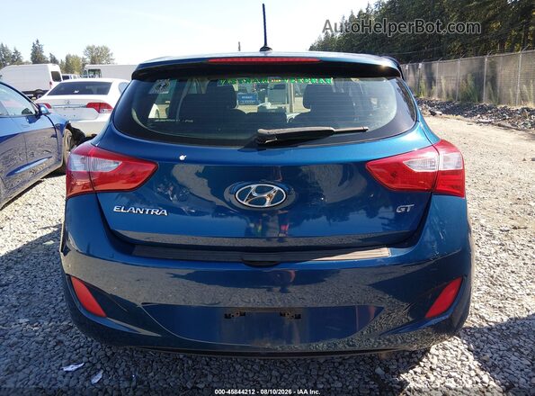 KMHD35LH8GU316543 2016 HYUNDAI ELANTRA GT Синий 