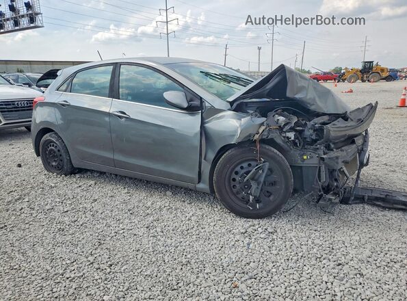 KMHD35LH8HU365632 2017 HYUNDAI ELANTRA Gray წინა მარჯვენა