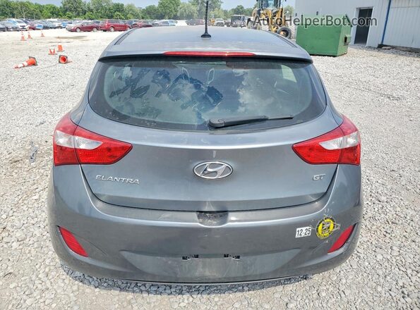 KMHD35LH8HU365632 2017 HYUNDAI ELANTRA Gray უკანა ხედი