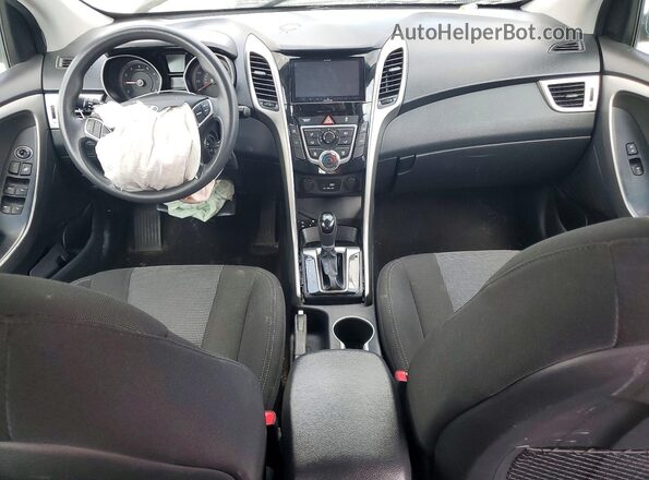 KMHD35LH8HU365632 2017 HYUNDAI ELANTRA Gray წინა პანელის ხედი