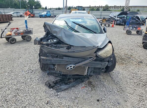 KMHD35LH8HU365632 2017 HYUNDAI ELANTRA Gray წინა ხედი