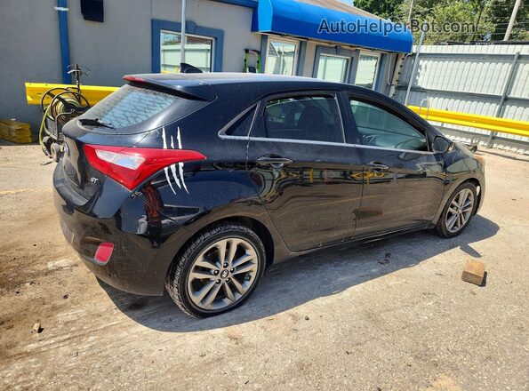 KMHD35LH9GU299459 2016 HYUNDAI ELANTRA Black Tył prawy