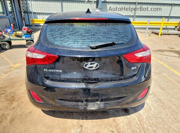 KMHD35LH9GU299459 2016 HYUNDAI ELANTRA Black Widok z tyłu