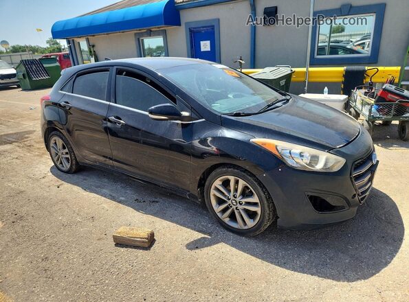 KMHD35LH9GU299459 2016 HYUNDAI ELANTRA Black Przód prawy