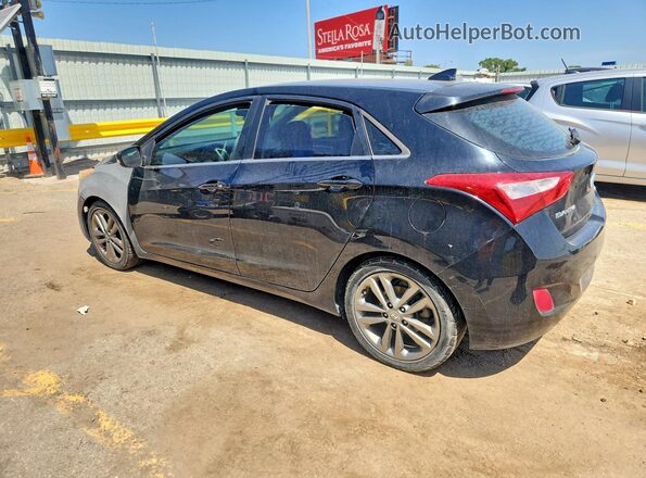 KMHD35LH9GU299459 2016 HYUNDAI ELANTRA Black Tył lewy