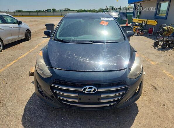KMHD35LH9GU299459 2016 HYUNDAI ELANTRA Black Widok z przodu