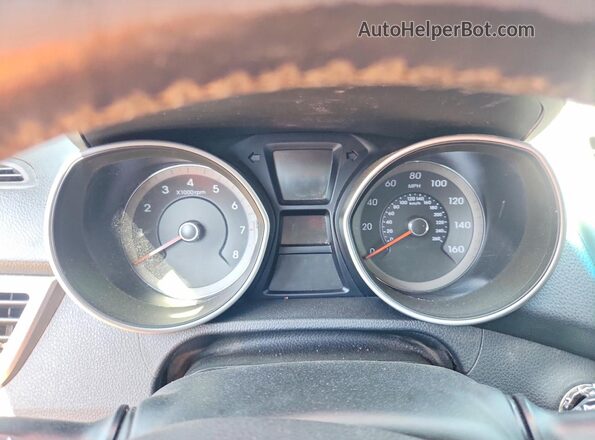 KMHD35LH9GU299459 2016 HYUNDAI ELANTRA Black Widok zestawu wskaźników