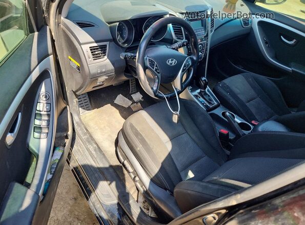 KMHD35LH9GU299459 2016 HYUNDAI ELANTRA Black Widok deski rozdzielczej