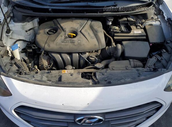 KMHD35LHXGU276644 2016 HYUNDAI ELANTRA White უკანა სალონის ხედი