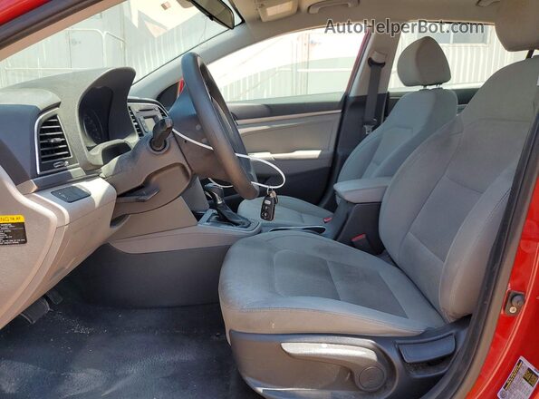 KMHD74LF0HU099794 2017 HYUNDAI ELANTRA Red Vista interior delantera