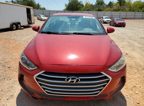 KMHD74LF0HU099794 2017 HYUNDAI ELANTRA Red Vista frontal