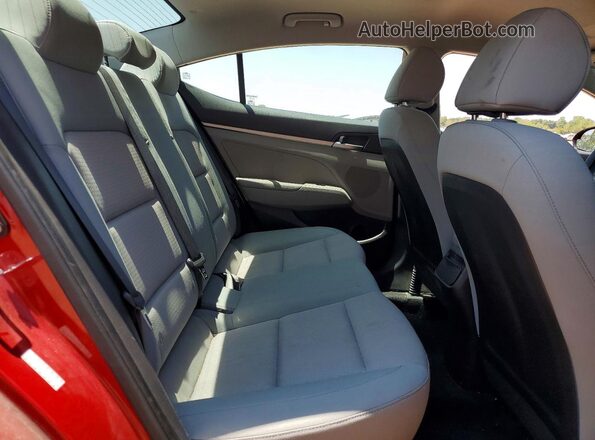 KMHD74LF0HU099794 2017 HYUNDAI ELANTRA Red Vista de los asientos traseros