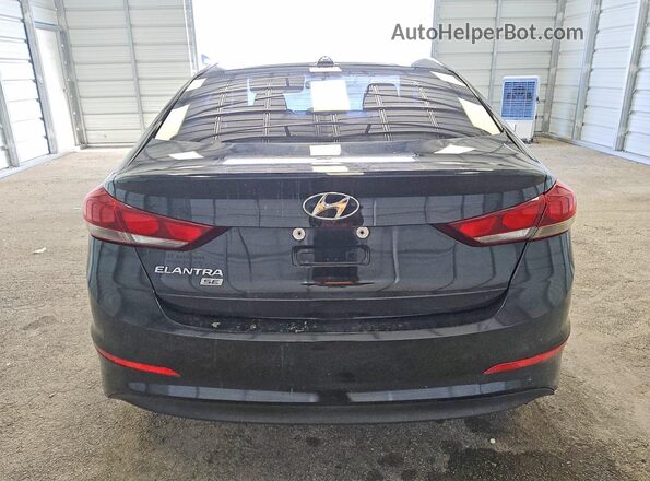 KMHD74LF0HU160187 2017 HYUNDAI ELANTRA Black Հետևի տեսք