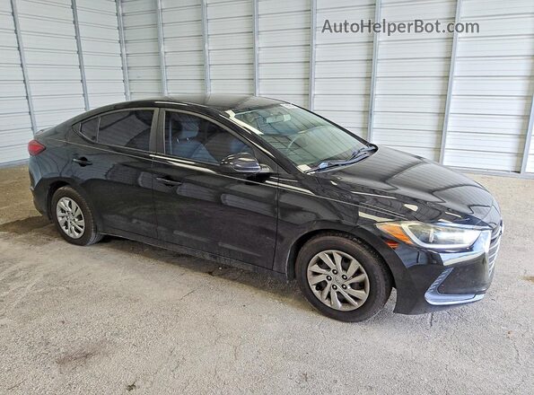 KMHD74LF0HU160187 2017 HYUNDAI ELANTRA Black Առջևի աջ