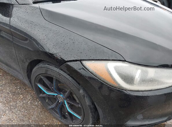 KMHD74LF0HU361118 2017 HYUNDAI ELANTRA Черный Вид спереди