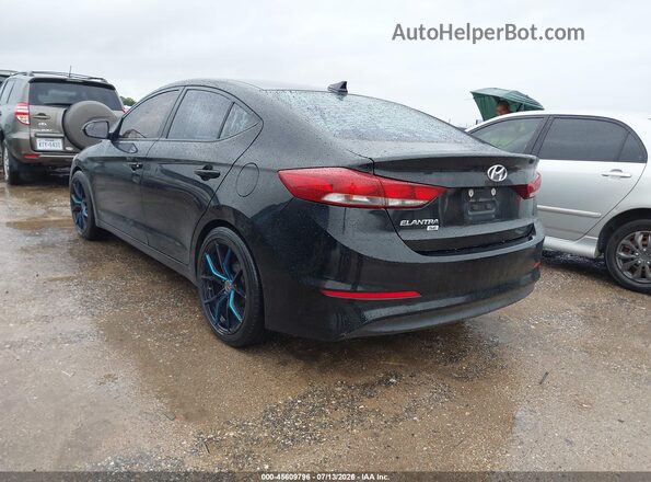 KMHD74LF0HU361118 2017 HYUNDAI ELANTRA Черный Задняя левая четверть