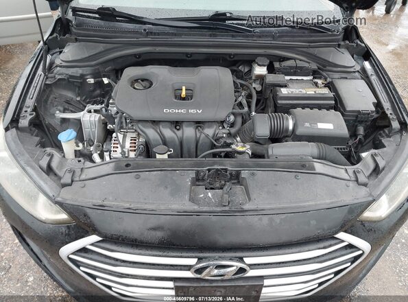 KMHD74LF0HU361118 2017 HYUNDAI ELANTRA Черный Вид сзади
