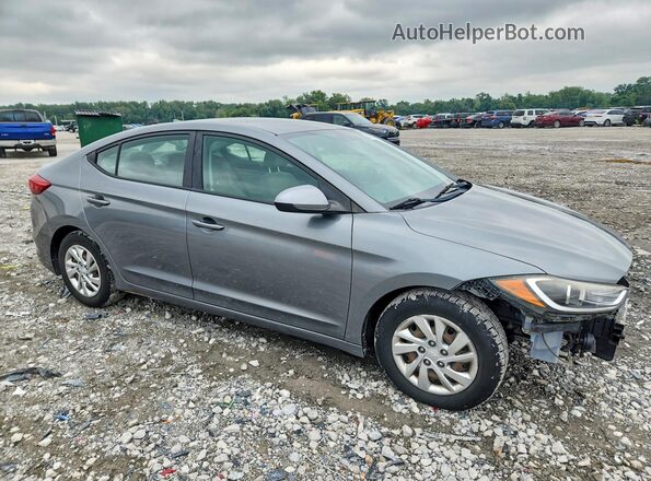 KMHD74LF0HU397035 2017 HYUNDAI ELANTRA Gray Delantero derecho
