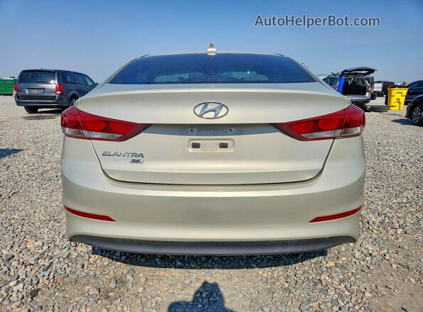 KMHD74LF0HU408552 2017 HYUNDAI ELANTRA Beige Հետևի տեսք