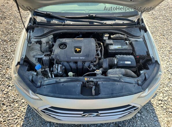 KMHD74LF0HU408552 2017 HYUNDAI ELANTRA Beige Սալոնի հետևի տեսք