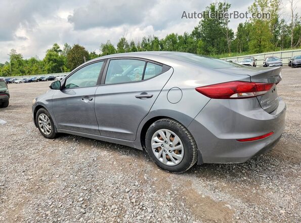 KMHD74LF0JU554861 2018 HYUNDAI ELANTRA Серебряный Задняя левая четверть