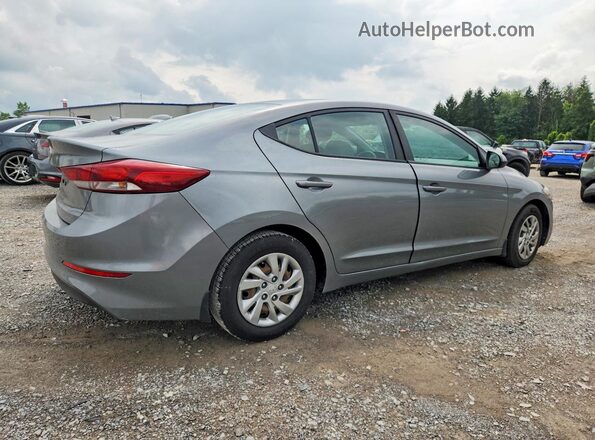 KMHD74LF0JU554861 2018 HYUNDAI ELANTRA Серебряный Задняя правая четверть