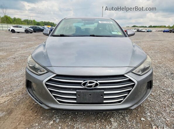 KMHD74LF0JU554861 2018 HYUNDAI ELANTRA Серебряный Вид спереди