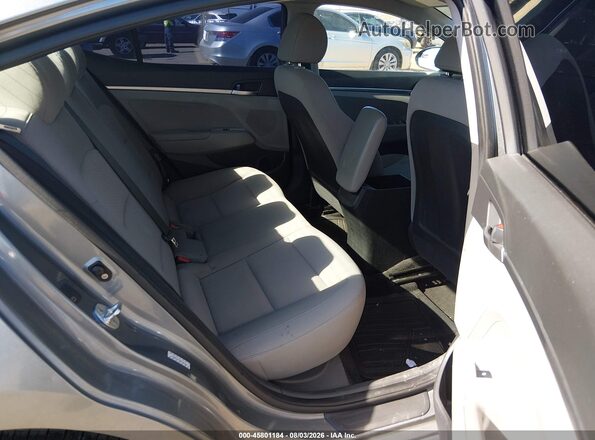 KMHD74LF0KU781355 2019 HYUNDAI ELANTRA Gray Vista de la etiqueta del VIN