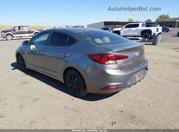 KMHD74LF0KU781355 2019 HYUNDAI ELANTRA Gray Trasero izquierdo