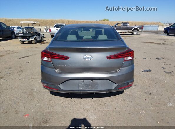 KMHD74LF0KU781355 2019 HYUNDAI ELANTRA Gray 