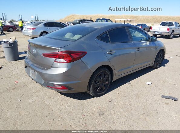 KMHD74LF0KU781355 2019 HYUNDAI ELANTRA Gray Trasero derecho