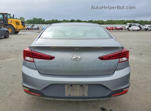 KMHD74LF0KU790105 2019 HYUNDAI ELANTRA Gray უკანა ხედი