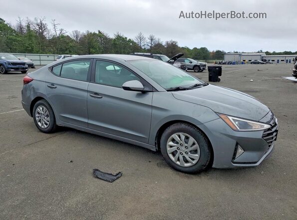 KMHD74LF0KU790105 2019 HYUNDAI ELANTRA Gray წინა მარჯვენა