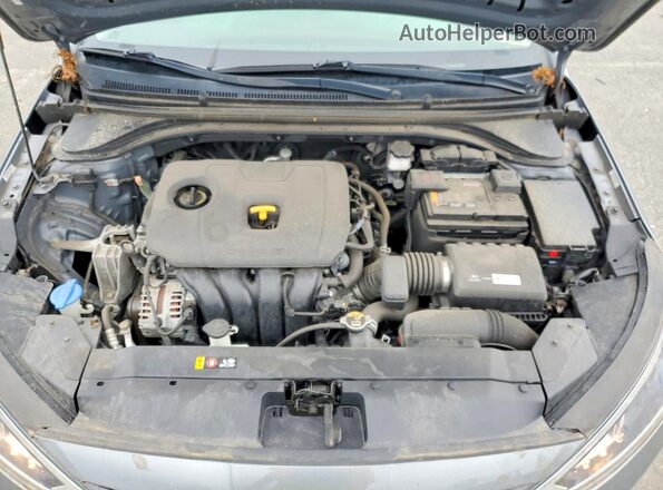 KMHD74LF0KU790105 2019 HYUNDAI ELANTRA Gray უკანა სალონის ხედი