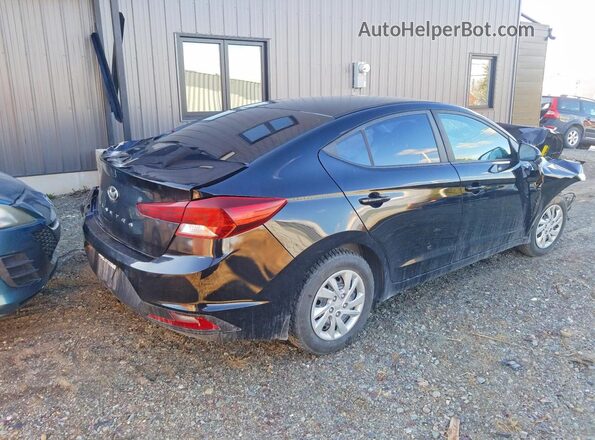 KMHD74LF0KU805721 2019 HYUNDAI ELANTRA Черный Задняя правая четверть