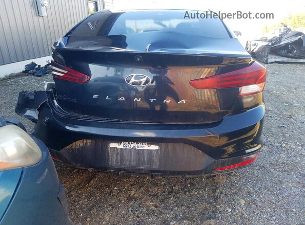 KMHD74LF0KU805721 2019 HYUNDAI ELANTRA Черный Вид сзади